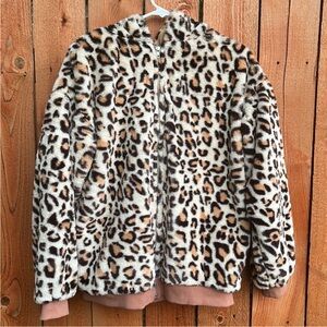 Faux fur jacket